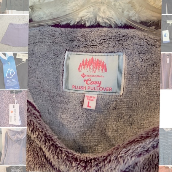 Gently Used Members Mark Plush Sweater L Super Soft - Picture 2 of 3